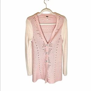 Free People Pinwheel Wool Button Down Cardigan